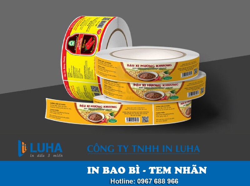 In Luha - đơn vị hàng đầu trong in tem nhãn