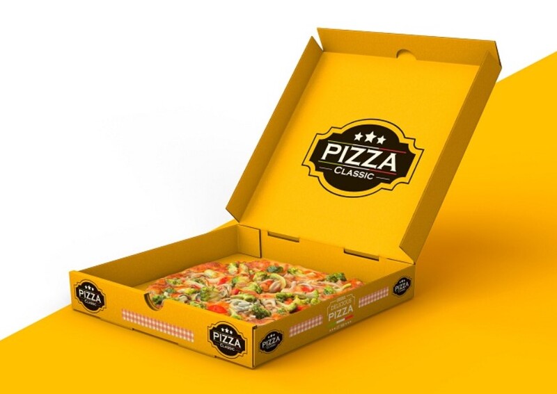 Mẫu hộp đựng pizza